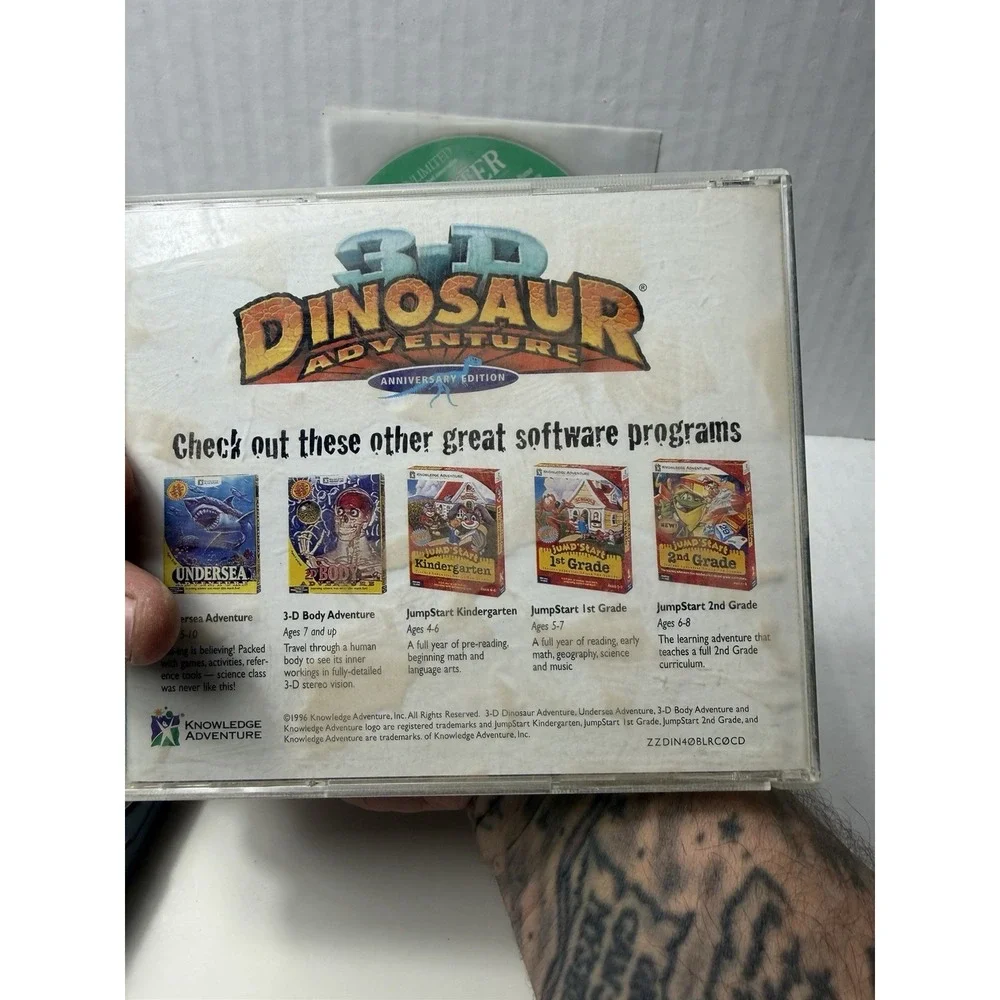 90s computer games lot of 3: 3D Dinosaur, Duck Hunter Pro, Big Game Hunter